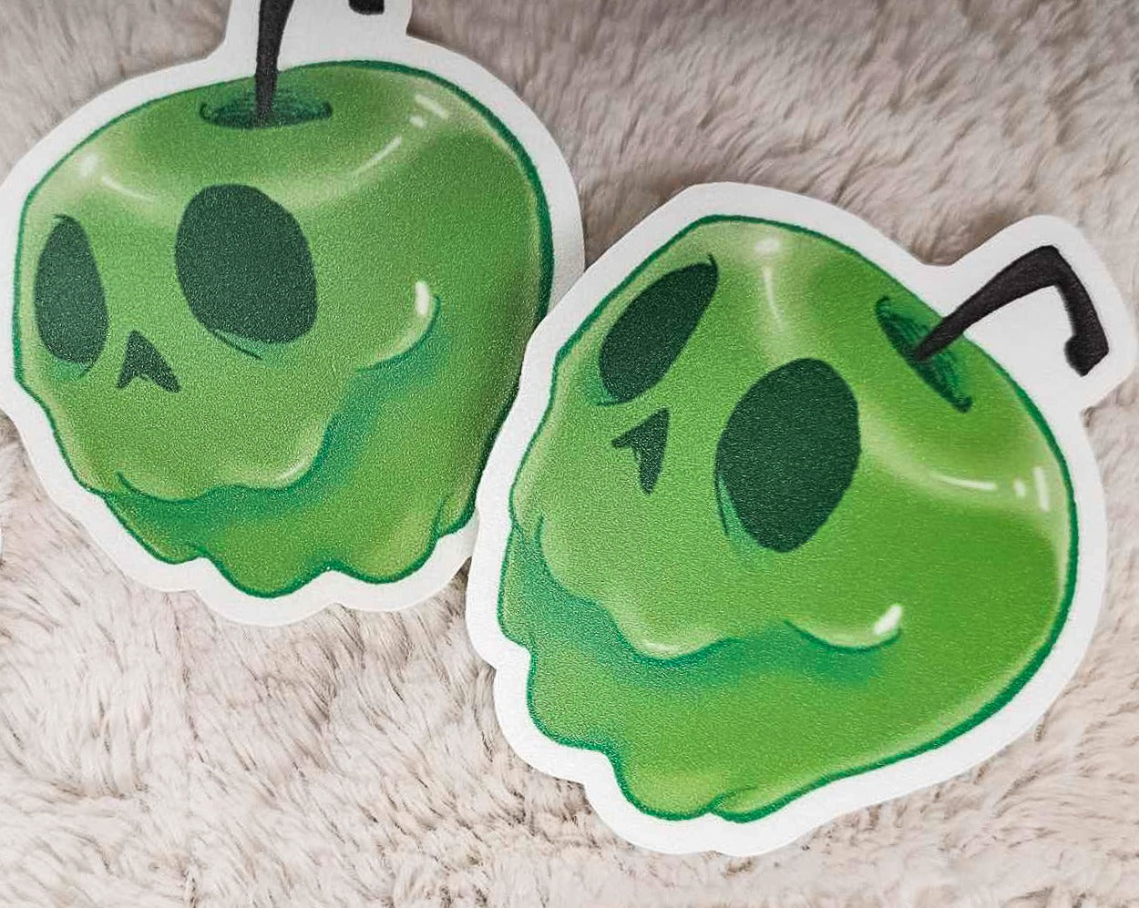 Green Skellapple Sticker image 0