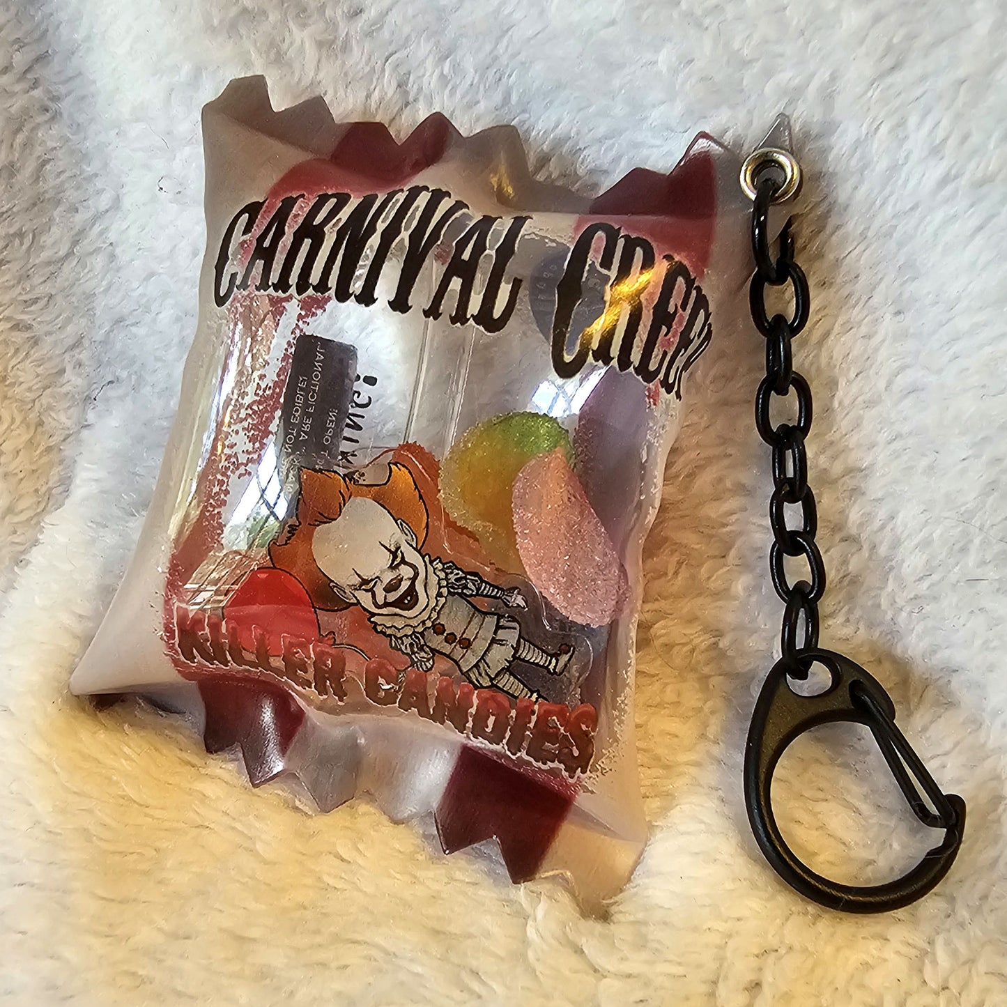 Carnival Creep Shaker Keychain image 1