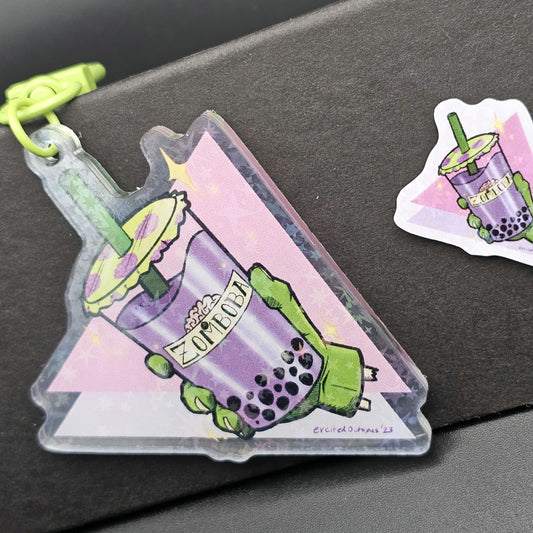 Zomboba Keychain image 0