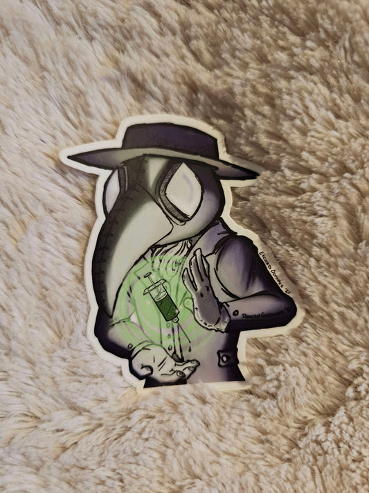 Plague Doctor Sticker image 0