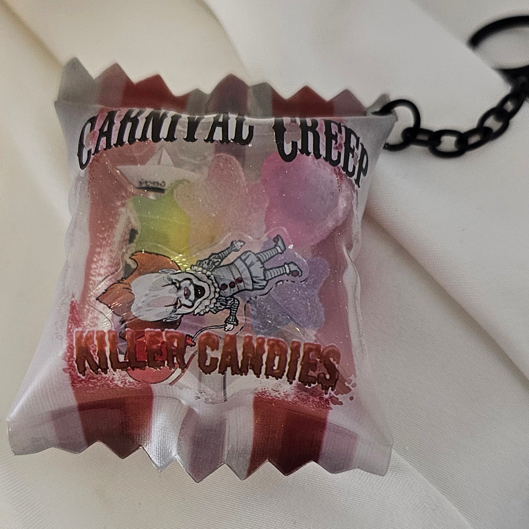 Carnival Creep Shaker Keychain image 0